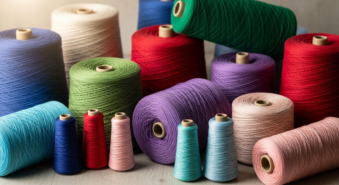 Yarn cone for industrial use